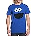 Sesame Street Cookie Monster Face Adult T-Shirt-Medium