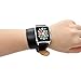 V-MORO Compatible 38mm 40mm Apple Watch Band Women Men, Double Tour Leather Band iWatch Band Bracelet for Apple Watch Series 4 Series 3 Series 2 Series 1, Sport, Hermes -Black Small