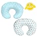 Nursing Pillow Cover – Compatible with Boppy Original Pillow - Breastfeeding Pillow Cover Boy & Girl – Feeding Pillow Cover – Soft Plush Fabric Nursing Pillow Case – Nursing Pillow Slipcover Set of 2