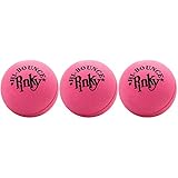 Pink Ball (Pack of 3) 2.55 Inches Original Pinky Balls by JA-RU for Therapy or for Playing Hi-Bounce and JA-RU Ball. #976-3Pe