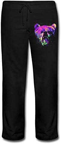 Shehe Women's Ursa Major Constellation Sport Gym Pants Black Size XL