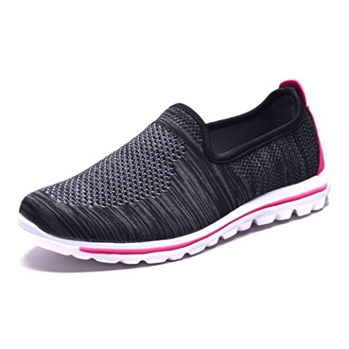 DailyShoes Women's Fit Mesh Slipon Style Walking Shoes with Memory