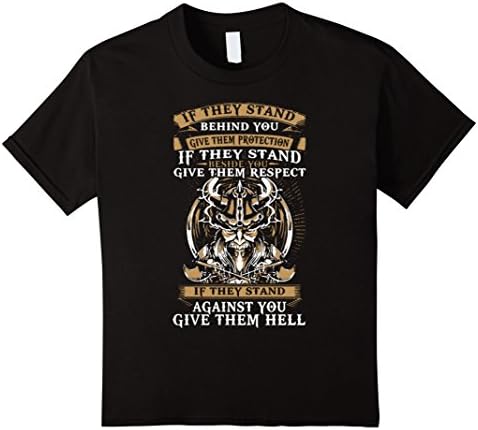 Kids If They Stand Behind You Give Them Protection T Shirt 10 Black