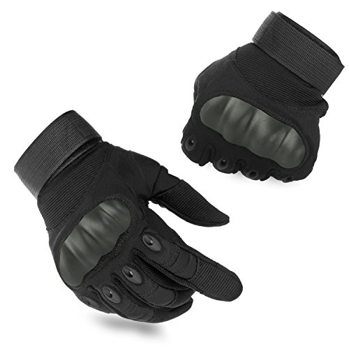 NEW Adjustable Men's Tactical Gloves Hard Knuckle Brass Army Knuckles