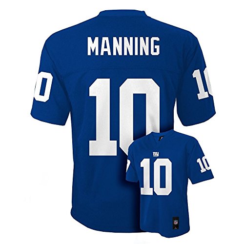 Eli Manning #10 New York Giants NFL Youth Mid-tier Jersey Blue (Youth Large 14/16)