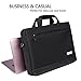 Laptop Bag, Becky 15.6 inch Laptop Briefcase, College Students Business Office Professional Computer Case for Men Women, Stylish Shoulder Messenger Bag for Notebook/Computer/Tablet/MacBook, Black