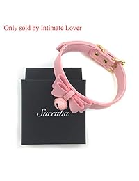 Intimate Lover Collar con campana, collar con lazo de Lolita, collar de terciopelo para gato