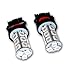 Tuningpros LEDRS-3157-RS18 Rear Signal LED Light Bulbs 3157, 18 SMD LED Red 2-pc Set