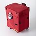 dbest products Smart Cart, RED Collapsible Rolling Utility Cart Basket Grocery Shopping Teacher Hobby Craft Art