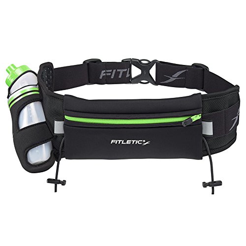 Fitletic Hydration Belt for Men Patented No Bounce Tech for Ironman