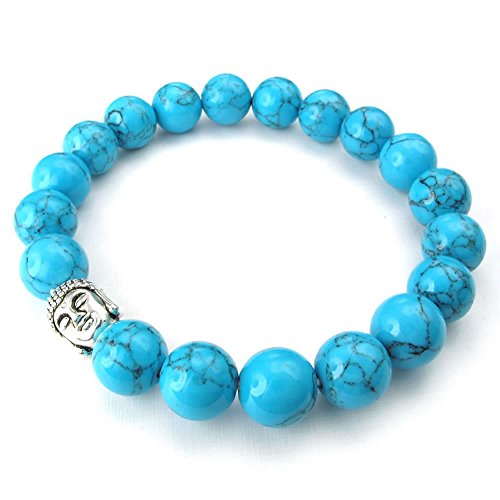KONOV 10-12mm Natural Energy Stone Beads Gemstone Mens Womens