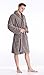 Pembrook Men's Bathrobes with Pockets - Fleece Robe for Men | Fuzzy Bathrobe for Men | Mens Robe Plush | Kimono Hotel Spa Robes for Men