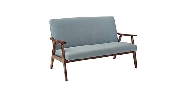 Amazon Com Work Smart Ave Six Davis Loveseat Sea Kitchen Dining