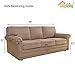 Easy-Going Thickened Stretch Slipcover, Sofa Cover, Furniture Protector with Elastic Bottom, 1 Piece Couch Shield, Sturdy Fabric Slipcover for Pets,Kids,Children,Dog (Sofa,Snow White)