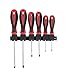 TEKTON 2742 Phillips and Flat Screwdriver Set, 6-Piece [Older Model]