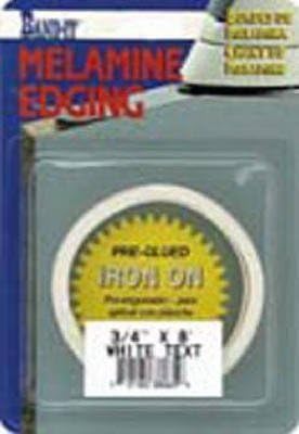 2x8' WHT Melamin Edging by Cloverdale