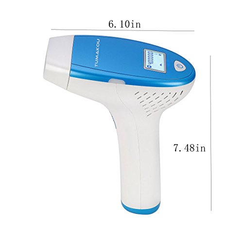 IPL Hair Removal System - TUMAKOU Home Use Painless IPL Hair Removal Device for Women and Man - FDA Approved - Permanent Results on Face and Body