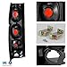 AKKON - For 1986-1997 Nissan Hardbody D21 Pickup Truck Black Tail Brake Lights Lamp Left + Right Pair