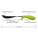 3 Piece Cooking Utensil with Built-in Stand Starter Set Color: Green