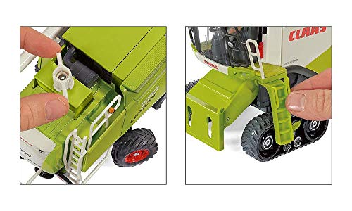 siku 4258, Claas Lexion Mähdrescher, 1:32, Metall/Kunststoff, Grün, Abnehmbares Mähwerk mit passendem Anhänger, Viele… – Bild 5