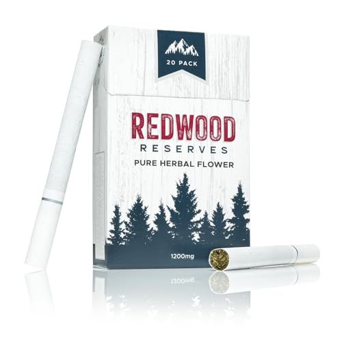 Redwood -Pure Herbal Cigarettes- Natural Cigarette 20 per pack (20 smokes)  (Natural, 20) in Saudi Arabia