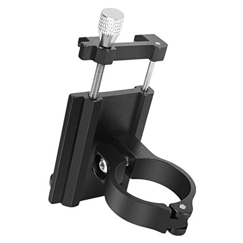 Bike Accessories,Dartphew 1Pcs [ Bike Phone Mount Bracket Holder Clip ] - Bicycle Handlebar Phone Holder - Aluminum alloy(Size:4.3×6.5×8cm) (Black) - Thumbnail 3