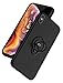 ICONFLANG for iPhone Xs Max Case, Ultra-Slim iPhone Xs Max Case with Ring Holder Stand Compatible Magnetic Car Mount Cover Case for Apple iPhone Xs Max (2018) 6.5 inch - Black