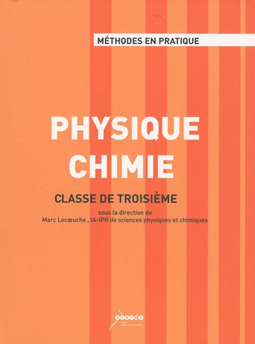 Physique-chimie, classe de troisième
