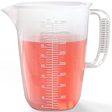 Luvan 1 Gallon Measuring Pitcher, 134oz Extra Large