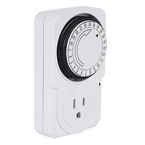 Household 24 Hour Mechanical Electrical Plug Program Countdown Timer Socket