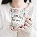 Tropele Unique Ceramic Coffee Mug,16oz Inspirational Coffee Cups,Tea Cups Coffee Mugs Gifts, Unique Ceramic Coffee Mug For Women, Novelty mug, Beautiful flower,floral Mug,Fine Bone China Mugs?