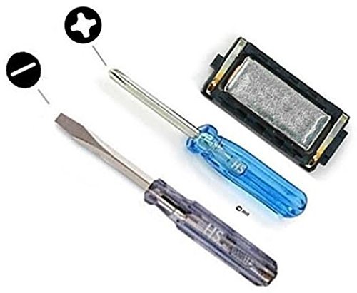 MMOBIEL Earspeaker for Asus Zenfone 2 / 3 / 4 / 6 replacement part Speaker Earpiece Sound Listening Assembly incl 2 x screwdriver for an easy installation