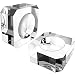 SATINIOR 2 Pack Square Crystal Ball Stand, 35 mm Clear Crystal Ball Base for Display 60 mm to 90 mm Crystal Balls, Marbles