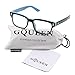 GQUEEN 201584 Modern Fashion Rectangular Thick Frame Clear Lens Glasses