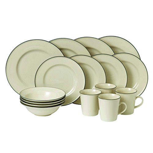 Royal Doulton 40012621 Union Street 16 Piece Dinnerware Set, Cream