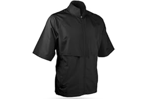 Sun Mountain 2020 Headwind Short-sleeve Golf Jacket (BLACK, L)