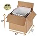 ABC PACK & SUPPLY 5 Pack Silver Foil Insulated Box Liners 6 x 6 x 6 inches. Shipping Boxes for Frozen Food, Odorless Insulated Containers. Leakproof Cold Shipping Boxes for Frozen Fish, Meat