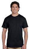 Fruit of the Loom 100% Heavy Cotton T-Shirt, Black, L ( Pack2 )