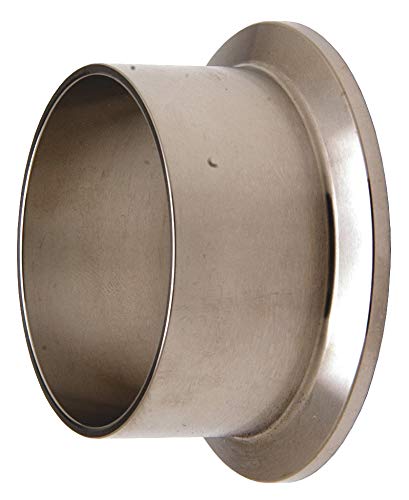 Dixon Valve & Coupling L14AM7-G200 Stainless Steel 304 Sanitary Fitting, Long Weld Clamp Ferrule, 2" Tube Outer Diameter