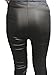 Chisen Ladies shiny spandex Slim Footless Leggings Pants