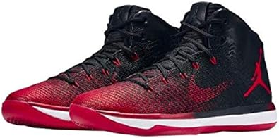 white and red jordan 31