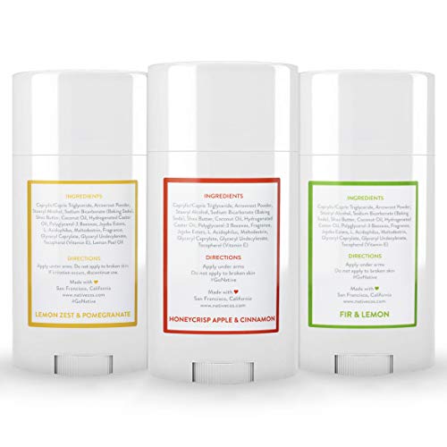 Native Deodorant Natural Deodorant for Women and Men 3 Pack
