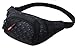 Big Mango Multi-Purpose Dumpling Shaped Waist Bag Fanny Pack with 110cm Adjustable Belt for Apple iPhone 4, 4s, iPhone 5, 5s, 5c, Samsung Galaxy Note2, Note3, S4, S3, HTC - Black