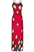 2LUV Women's Summer Holiday Resort Beach Maxi Peacock Dress
