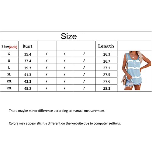 HYYP Tank Tops voor Vrouwen, Zomer Mouwloze V-hals Workout Tops Streep Gedrukt Running Casual Atletische T-shirts - Image 3