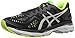 ASICS Men's Gel-Kayano 23 Running Shoe, Black/Silver/Safety Yellow, 11 M US