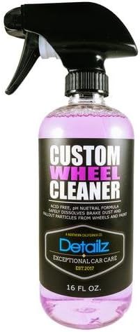 Detailz Car Care Custom Wheel Cleaner & Iron Remover - 16oz Spray Bottle