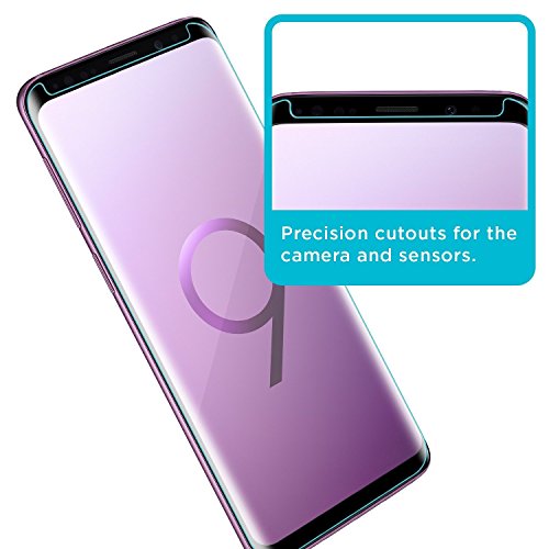 [2 Pack] Galaxy Note8 Screen Protector, [3D Curved Edge] Ultra Clear 9H Hardness Tempered Glass Screen Protector Bubble-Free Film for Samsung Galaxy Note 8 [Black] - Thumbnail 4