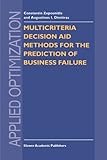 Image de Multicriteria Decision Aid Methods for the Prediction of Business Failure (Applied Optimization)