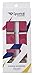 Sportoli Boys' and Girls' Kids Toddlers and Baby Adjustable Elastic Solid Color and Striped Fashion Suspenders for Wedding and Ring Bearer Outfits, Features Leather Crosspatch and Super Quality Clips